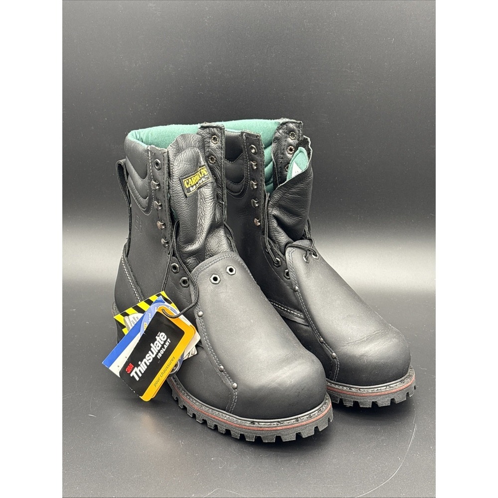 New Carolina Made in USA Men's 12 D Steel Toe Met Guard Work Boots EH Insulated